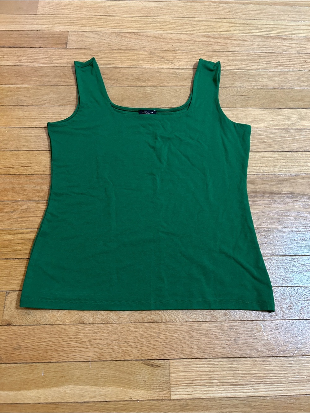 Ann Taylor Factory Emerald Green Scoop Neck Tank